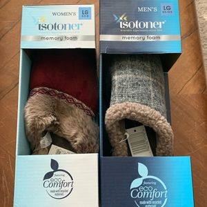 Bundle— woman and man slippers
